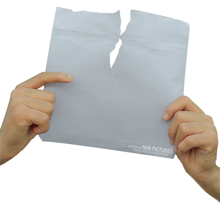 torn paper in hand png