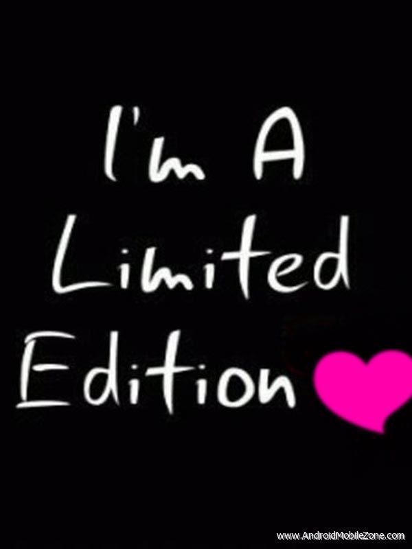 i am limited edition text png