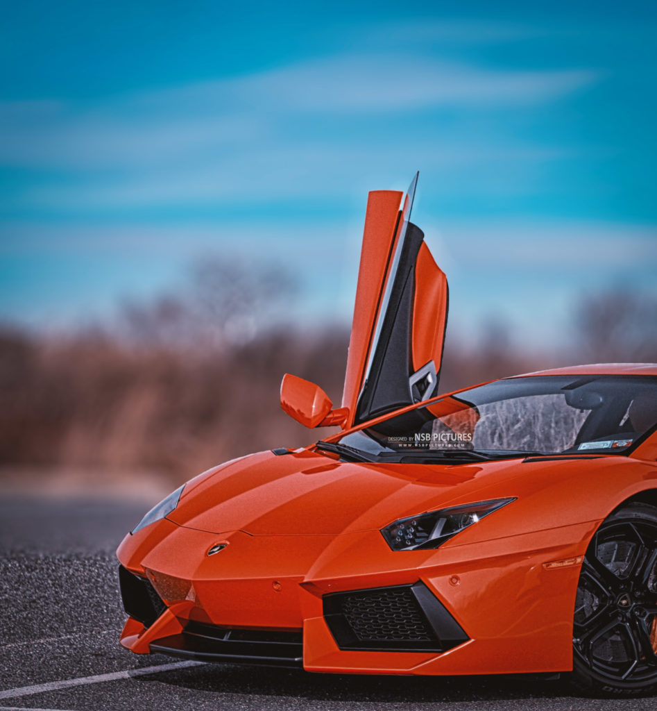 boy with lamborgini photo editing