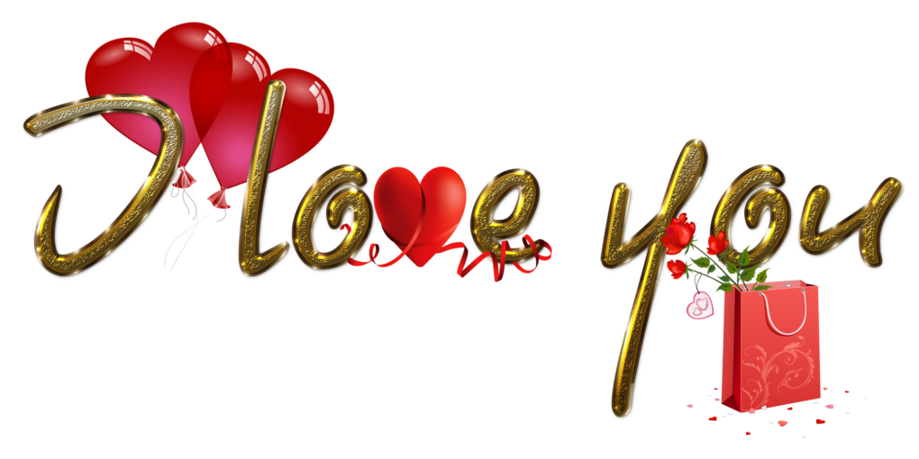 LOVE TEXT PNG