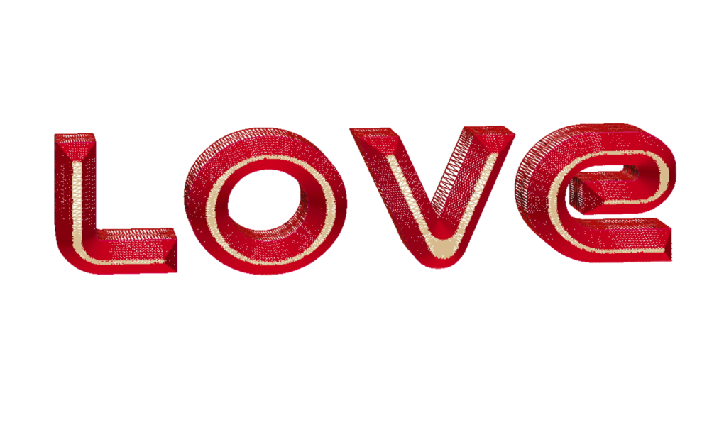 LOVE TEXT PNG