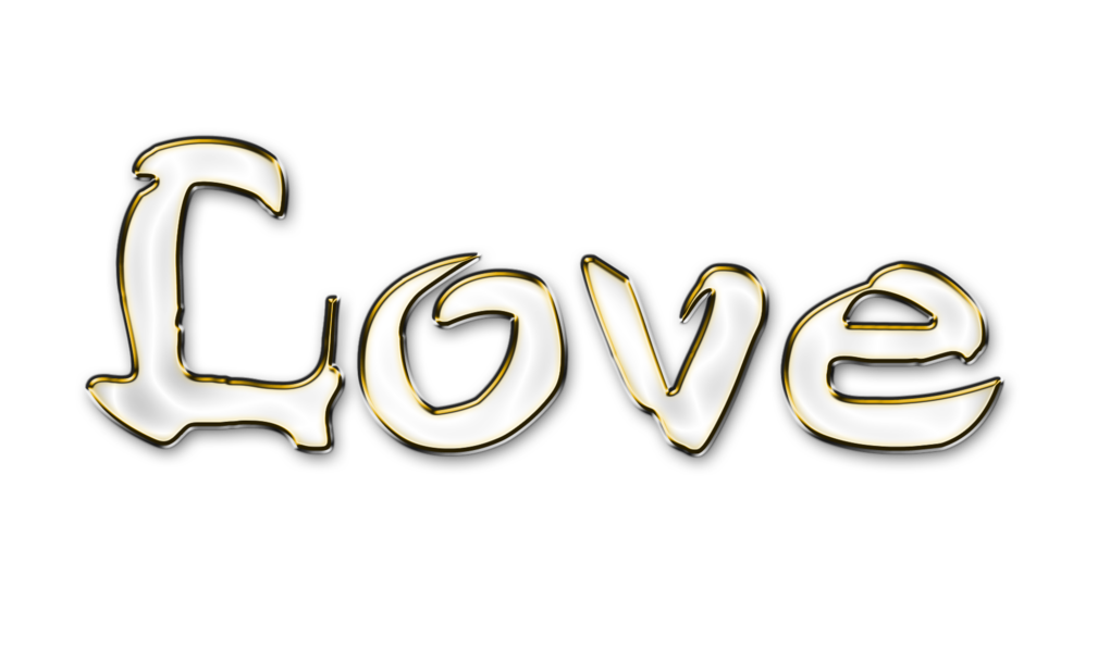 LOVE TEXT PNG