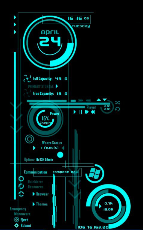 futuristic overlay images - [HD] futuristic technology text and logo