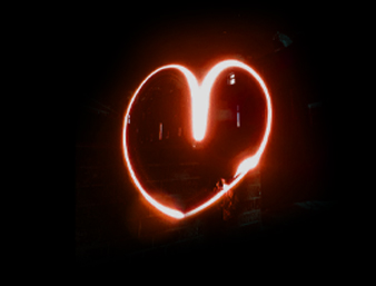 neon heart