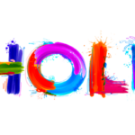 holi text png