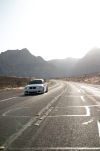 Realistic Manipulation Road with Car Background