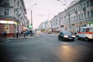 Busy Road Background